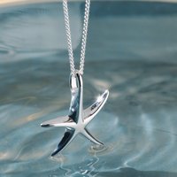 John Greed Tempest Cove Silver Starfish Necklace