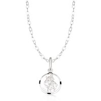 John Greed Signature Children's Silver St Christopher Necklace