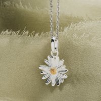Enjoy 14% Discount on the John Greed Silver Daisy Necklace for April