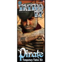 Piraten Tattoos zum Aufkleben