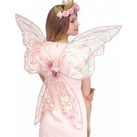 Schimmernde Blumen Feenflügel Rose Gold