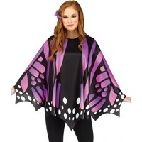 Schmetterlings Flügel Poncho Lila