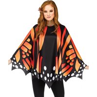Schmetterlings Flügel Poncho Rot