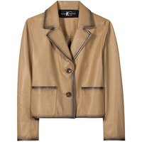LUISA CERANO Lederjacke beige | 36