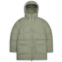 RAINS Parka ALTA LONG PUFFER CARGO J hellgrün | L
