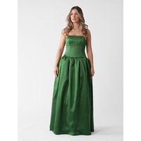 SELF-PORTRAIT Maxikleid grün | 36
