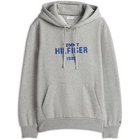 TOMMY HILFIGER Kapuzensweater - Hoodie hellgrau | XL