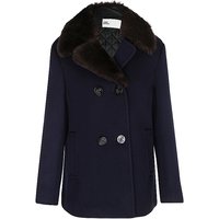 TORY BURCH Wolljacke dunkelblau | 38