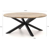 Intenso Asti/Rough-Y Ø 180 cm Gartenmöbel-Set 7-teilig Rabatt: 28 % Intenso Asti/Rough-Y Ø 180 cm Gartenmöbel-Set 7-teilig Rabatt: 28 %