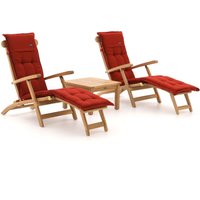 Sunyard Country/Wales 60 cm Deckchair-Set 3-teilig Rabatt: 17 % Sunyard Country/Wales 60 cm Deckchair-Set 3-teilig Rabatt: 17 %