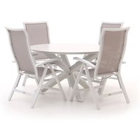 Bellagio Lugo/Lodola ø 130 cm Gartenmöbel-Set 5-teilig verstellbar Rabatt: 20 % Bellagio Lugo/Lodola ø 130 cm Gartenmöbel-Set 5-teilig verstellbar Rabatt: 20 %