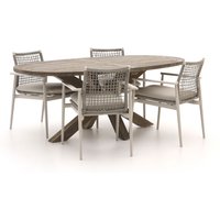 Bellagio Pizzoli/ROUGH-Y Ellips 200 cm Gartenmöbel-Set 5-teilig stapelbar Rabatt: 28 % Bellagio Pizzoli/ROUGH-Y Ellips 200 cm Gartenmöbel-Set 5-teilig stapelbar Rabatt: 28 %