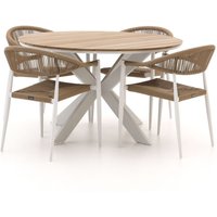 Manifesto Belpasso/Fidenza ø 126 cm Gartenmöbel-Set 5-teilig stapelbar Braun 126cm Rabatt: 21 % Manifesto Belpasso/Fidenza ø 126 cm Gartenmöbel-Set 5-teilig stapelbar Braun 126cm Rabatt: 21 %