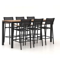 Bellagio Roma/Linosa 225 cm Gartenbar-Set 7-teilig Braun Rabatt: 50 % Bellagio Roma/Linosa 225 cm Gartenbar-Set 7-teilig Braun Rabatt: 50 %