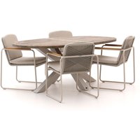 Bellagio Sordio/ROUGH-Y Ellips 200 cm Gartenmöbel-Set 5-Teilig Stapelbar Rabatt: 27 % Bellagio Sordio/ROUGH-Y Ellips 200 cm Gartenmöbel-Set 5-Teilig Stapelbar Rabatt: 27 %