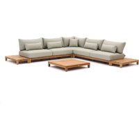 SUNS Portofino Ecklounge-Set 6-teilig Braun 371x371cm Rabatt: 28 % SUNS Portofino Ecklounge-Set 6-teilig Braun 371x371cm Rabatt: 28 %