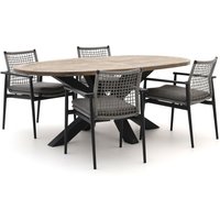 Bellagio Pizzoli/ROUGH-Y Ellips 200 cm Gartenmöbel-Set 5-teilig stapelbar Grau Rabatt: 28 % Bellagio Pizzoli/ROUGH-Y Ellips 200 cm Gartenmöbel-Set 5-teilig stapelbar Grau Rabatt: 28 %