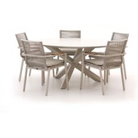 Bellagio Marudo/Lodola ø 150 cm Gartenmöbel-Set 6-teilig Stapelbar Rabatt: 21 % Bellagio Marudo/Lodola ø 150 cm Gartenmöbel-Set 6-teilig Stapelbar Rabatt: 21 %