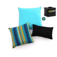 Dekokissen Set Timeless Stripe Yellow Blau/Grün/Schwarz 60x30cm Rabatt: 32 % Dekokissen Set Timeless Stripe Yellow Blau/Grün/Schwarz 60x30cm Rabatt: 32 %