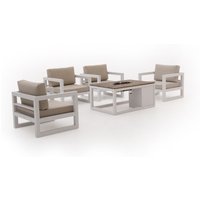 Forza Calleo/Cosiraw Sessel Lounge-Set mit Feuertisch 5-teilig Rabatt: 24 % Forza Calleo/Cosiraw Sessel Lounge-Set mit Feuertisch 5-teilig Rabatt: 24 %