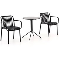 Forza Cali/Aziano ø 60 cm Balkon-Set 3-teilig Schwarz 60cm Rabatt: 65 % Forza Cali/Aziano ø 60 cm Balkon-Set 3-teilig Schwarz 60cm Rabatt: 65 %