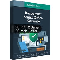 Kaspersky Small Office Security Version 7 - 20PCs + 20Mobs + 2Servers + 20 Password Managers - 1 Year