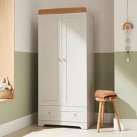 Tutti Bambini Rio Wardrobe - Dove Grey & Honey Oak