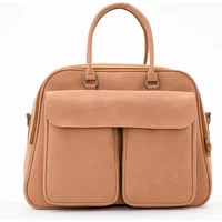 Bizzi Growin Vegan Leather Pod Bag-Porcini