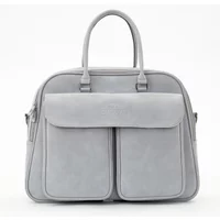 Bizzi Growin Vegan Leather Pod Bag-Whisper Grey
