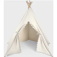 The Little Green Sheep Teepee Play Tent-Linen
