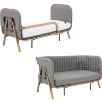 Tutti Bambini Cozee Xl Junior Bed & Sofa Expansion Pack Oak / Charcoal, Grey