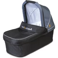 Out n About Nipper Double Carrycot Hood Fabric-Steel Grey