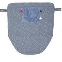 Cheeky Chompers Midnight Stars Travel Baby Blanket