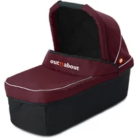 Out n About Double Carrycot - Bramble Berry Red