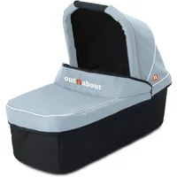 Out n About Double Carrycot - Rocksalt Grey