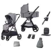 Didofy Stargazer 2in1 Pram System With Folding Carrycot - Grey