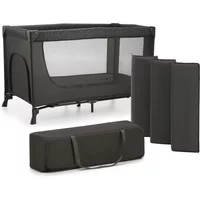 Kinderkraft Joy Light Travel Cot - Grey