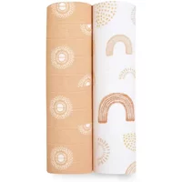Aden + Anais Pack of 2 Large Swaddle Cotton Muslin - Keep Rising (23-19-057)