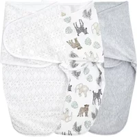 Aden + Anais Pack of 3 Essential Easy Swaddle Wrap 1.0 TOG 0-3 Months - Toile (23-19-389)