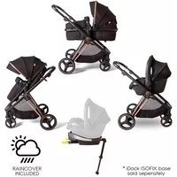 Red Kite Push Me Pace i Amber 3 in 1 Travel System - Rose Gold