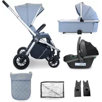 My Babiie MB450i 3 in 1 Travel System - Steel Blue (MB450iBS)