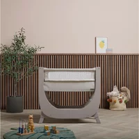 Shnuggle Air Lite Bedside Crib - Taupe