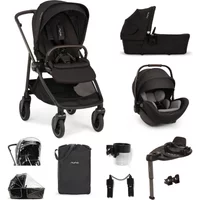 Nuna SWIV ARRA flex, BASE curv Travel System Bundle - Caviar (2025) | Fast & Easy 365 Day Returns