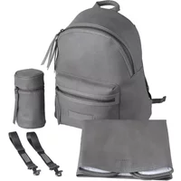 Bababing Luca Vegan Leather Backpack - Grey