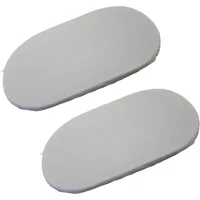 Aya Fitted Mattress Pack of 2 Crib Sheet (82cm x 48.5cm)