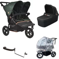Out N About Nipper Double V6 Newborn and Toddler Bundle - Sycamore Green | Fast & Easy 365 Day Returns