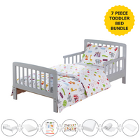 Kinder Valley 5 Piece Toddler Bed Bundle - Circus Friends | Fast & Easy 365 Day Returns