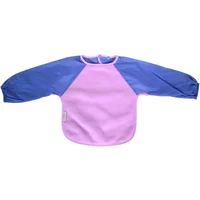 Silly Billyz Large Fleece Long Sleeve Bib - Mauve/Lilac