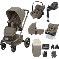 Maxi Cosi Fame 10 Piece Premium Family Travel System - Oak Truffle