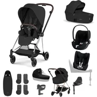Cybex Mios Ultimate Birth & Beyond Bundle - Chrome Brown/Sepia Black | Fast & Easy 365 Day Returns
